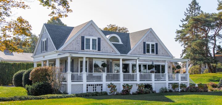 gray wooden house